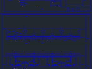 某凈水廠V型濾池CAD圖紙設計與給排水CAD圖庫資源解析